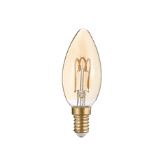 Diolamp  LED Spiral Filament Candle Amber žárovka 3W/230V/E14/2700K/200Lm/300°