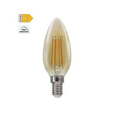 Diolamp  LED Filament Candle žárovka Amber C35 4W/230V/E14/2700K/500Lm/360°/Step Dim