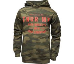 THOR Dětská mikina Youth Crafted Fleece camo dětská mikina vel. M