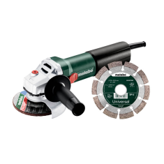 Metabo úhlová bruska WQ 1100-125 Set s diamantovým kotoučem v kartónu (610035920)