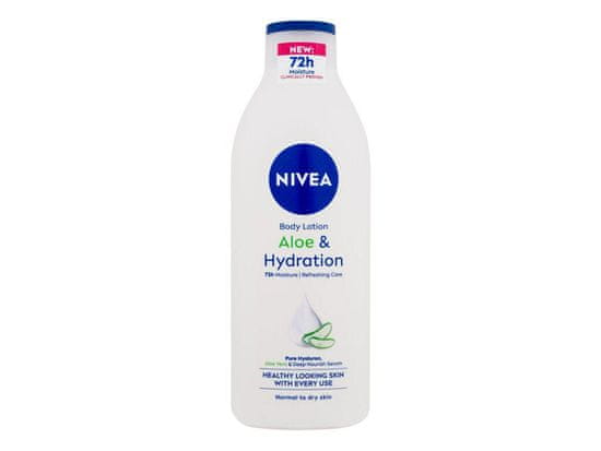 Nivea 400ml aloe & hydration body lotion, tělové mléko