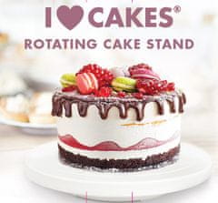 I love cakes Otočný stojan na dort 