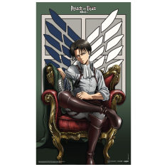 POPbuddies WallScroll - Attack On Titan Levi 70 x 120 cm