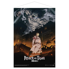 POPbuddies WallScroll - Attack on Titan: The Final Season Part 1 50 x 70 cm