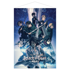 POPbuddies WallScroll - Attack on Titan: The Final Season Part 1 50 x 70 cm