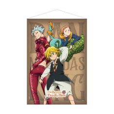 POPbuddies WallScroll - The Seven Deadly Sins: Ban, Meliodas & King 50 x 70 cm