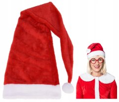 Koopman Santa klobouk 125 cm Červený Santa plyš