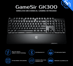 GameSir GameSir GK300 Grey WRLS Gaming Keyboard