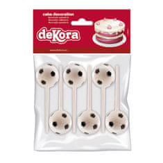 Dekora Zápich do dortu, nebo cupcakes - fotbalové míče 