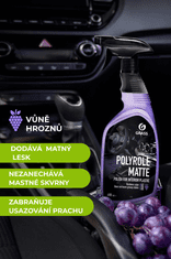 Polyrole Matte lesk na palubní desku s osvěžovačem vzduchu - vanilka 600ml