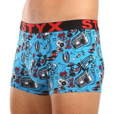 Styx Pánské boxerky art sportovní guma hudba (G1558) - velikost XL