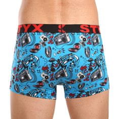 Styx Pánské boxerky art sportovní guma hudba (G1558) - velikost XL