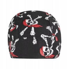 Korbi Pirátká bandana se skully, pirátský šátek, Halloweenové doplňky