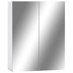 Vidaxl 323607 Bathroom Mirror Cabinet White 60x15x75 cm MDF