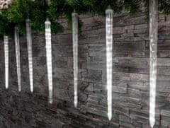 MagicHome Vánoční řetěz Icicle, 288x LED studená bílá, 8 palců, efekt vodopádu, 230 V, 50 Hz, IP44, 