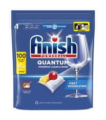 Finish Quantum All in 1 kapsle do myčky nádobí Lemon Sparkle 100 ks