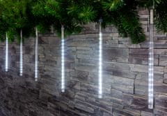 MagicHome Vánoční řetěz Icicle, 240 LED studená bílá, 8 palců, efekt vodopádu, 230 V, 50 Hz, IP44, v