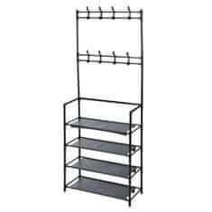 shumee Storage solutions Stojan na oblečení se 4 policemi 60 x 26 x 155 cm