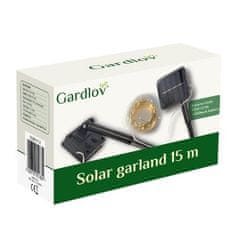 sapro Solární girlanda / Vánoční osvětlení 15m IP44 Gardlov 24007