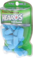 Hearos Xtreme Protection Ear Plugs Blue NRR 33dB 14 Pairs