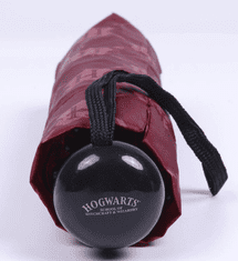 CurePink Skládací deštník Harry Potter: Bradavice - Hogwarts (délka 53 cm)