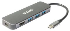 D-Link 5-in-1 USB-C Hub with HDMI/Power Delivery