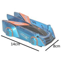 WOWO Dálkově ovládané modré laserové auto s vysokou přesností a výkonným ovládáním - ideální pro kreativní zábavu a závodění.