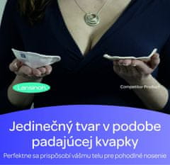 Lansinoh Vložky pratelné do podprsenky 8ks (tělová/černá)