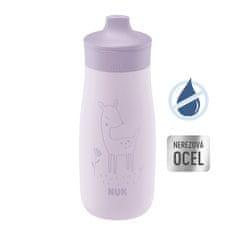 NUK Láhev Mini-Me Sip nerezová - fialová 300ml, 9m+