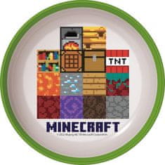 MISKA MINECRAFT S PROTISKLUZ.DNEM PLAST 14,7X4 CM