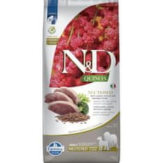 N&D QUINOA Dog GF Duck, Broccoli & Asparagus Neutered Adult Medium & Maxi 12 kg