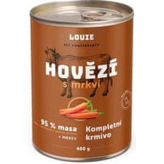 Konzerva LOUIE hovězí  s mrkví 400g