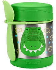 Skip hop Zoo Termoska na jídlo se lžičkou/vidličkou Krokodýl 325 ml, 3r+