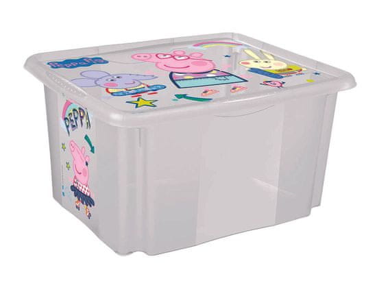 keeeper Box úložný PRASÁTKO PEPPA 38x29,5x20,5cm,15l,s víkem plastový