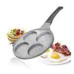 Banquet Pánev na 4 lívance s nepřilnavým povrchem Granite Grey 26 cm