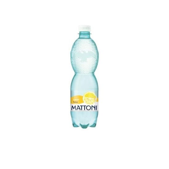 Ochucená voda Mattoni citron, 0,5 l, bal=12ks