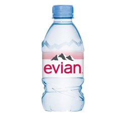 Minerální voda Evian neperlivá, 24x 0,33 l