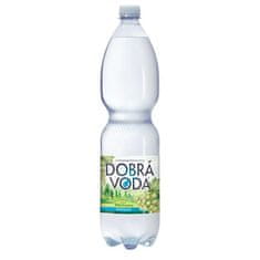 Min. voda Dobrá voda-bílé hrozny, neperlivá,6x1,5l