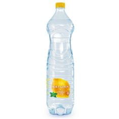 Natura Ochucená voda - citron a máta, 6x 1,5 l