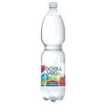 Min. voda Dobrá voda-jahoda a malina, nep.,6x1,5l