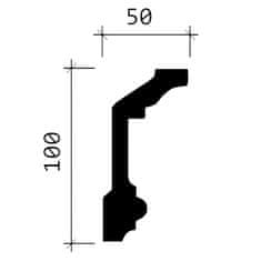 Profhome Decor Stropní římsa Profhome 150121 styl neoklasicismus 2 m