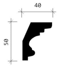 Profhome Decor Stropní římsa Profhome 150122 styl neoklasicismus 2 m