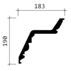 Profhome Decor Stropní římsa Profhome 150137 styl klasický 2 m