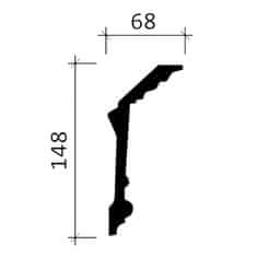 Profhome Decor Stropní římsa Profhome 150163 styl rokoko / baroko 2 m