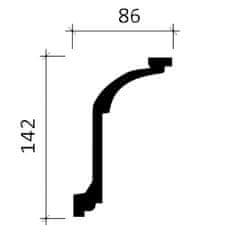 Profhome Decor Stropní římsa Profhome 150166 styl rokoko / baroko 2 m