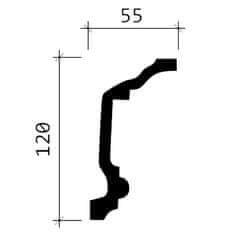 Profhome Decor Stropní římsa Profhome 150177 styl neoklasicismus 2 m