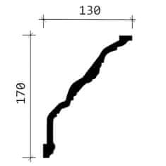 Profhome Decor Stropní římsa Profhome 150201 styl neoklasicismus 2 m