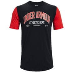 Under Armour Tričko na trenínk černé M Athletic Dept