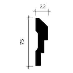 Profhome Decor Ohebná lemovací lišta Profhome 151315F styl neoklasicismus 2 m