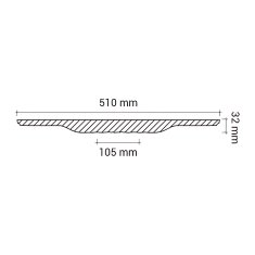 Profhome Decor Stropní rozeta Profhome 156019 styl neoklasicismus Ø 51 cm